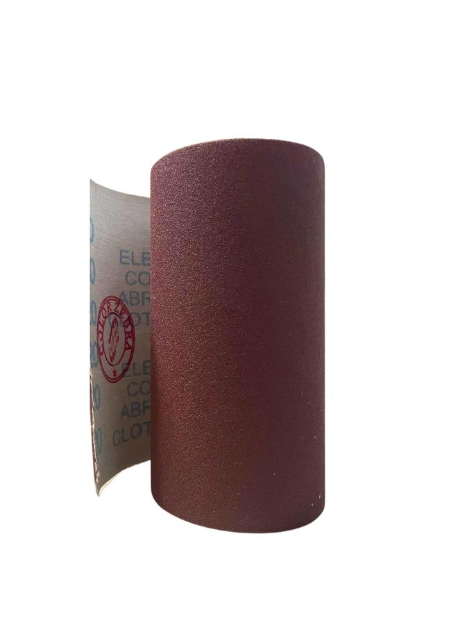 Color Zebra Emery Cloth Roll Sanding Roll Grit - 100 (Size - 4 inch x 1 meter) Pack Of 1. For Grinding Polishing of Metal and Wood - Image 1